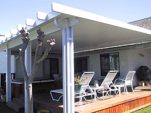 Aluminum Patio Cover Solid 12 X 40, Do It Yourself Patio Covers Kits